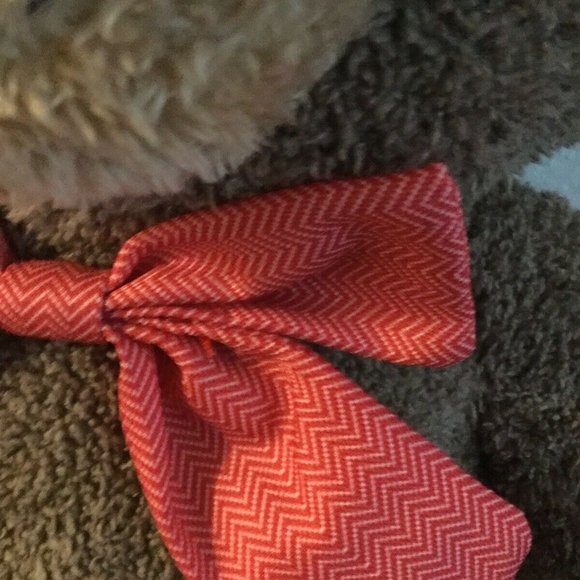 Hugfun Big Teddy Bear Plush Brown Red 22” With Plaid Bow Stuffed Animal lovey - Picture 4 of 7